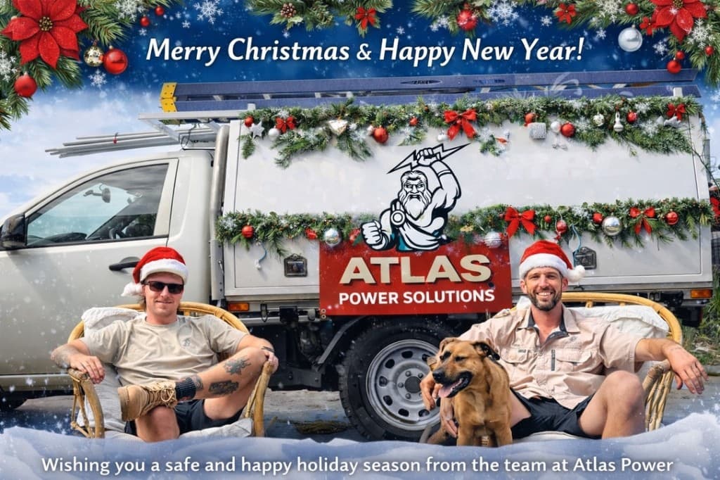 Atlas Power Solutions team — Christmas 2025